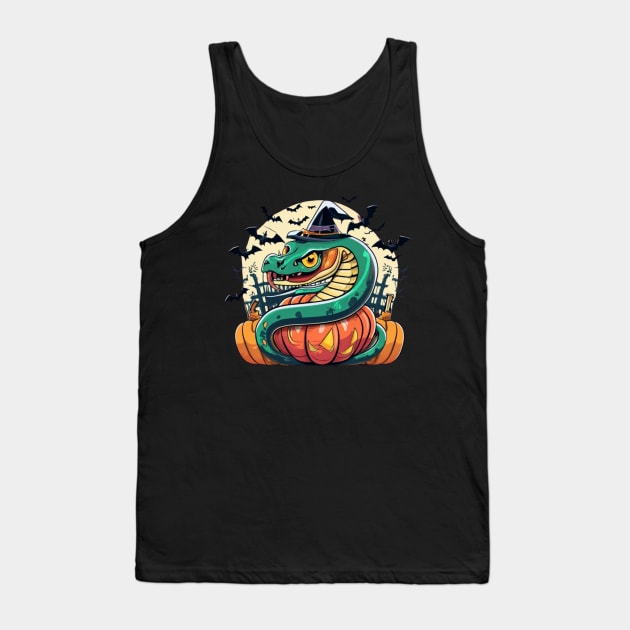 halloween snake Funny hallowen Tank Top by Clouth Clothing 